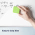 Mini Magnetic Dry Erase Eraser, 12 Pack with 1 Bottle of 3.4 oz Whiteboard Cleaner, for Classrooms, Home, Office