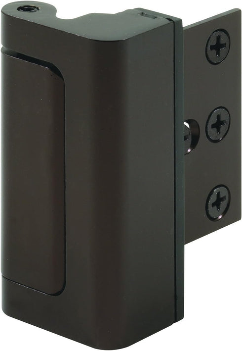 11126 3 Pack) Prime-Line U Door Reinforcement Lock Add Extra, High Security to your Home and Prevent Unauthorized Entry