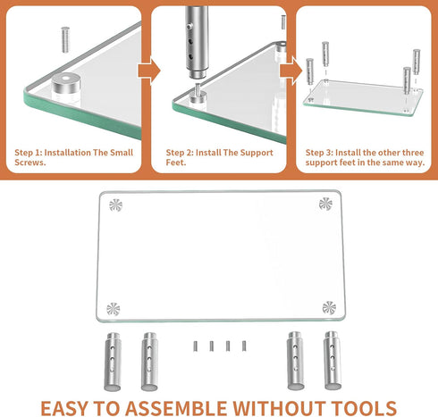 -3 Hemudu Monitor Stand Adjustable Height Monitor Riser, Computer Monitor Stand, Desktop Organizer, Monitor Stand Riser