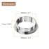 uxcell 4Pcs Cable Hole Cover, 2 inch ABS Grommet for Office Desk Cable Organizer, Silver