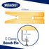 V-Slot C-Clamp Bench Pin Clamp - Jewelers Tool Mount for Table Workbench