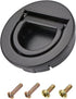Flush Ring Pull Handles, 1Pcs Zinc Alloy Flush Pull Slam Latch (35mm/1.38") with Screws for Sliding Door