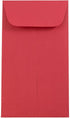 JAM PAPER #5.5 Coin Business Envelopes - Red Recycled - 3 1/8 x 5 1/2 - 50/Pack