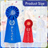 Award Ribbons Rosette Ribbon Award Medals Prize Ribbon Winner Victory Ribbons, 1st, 2nd, 3rd Place for Classroom Prizes Honorable Recognition Ribbons, Sports Event, Blue Red White(3 Pieces)