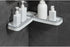 Bathroom Corner Shelf, Foldable Rotatable Wall Mounted Storage Rack Organizer with Drainage for Shower Kitchen Sink