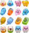 Cartoon Animal Pencil Sharpeners, Cute Two-Holes Plastic Sharpener, School Student Stationery Supplies (Set of 16)