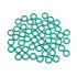 X AUTOHAUX Fluorine Rubber O-Rings, 14mm OD, 9mm ID, 2.5mm Width FKM Seal Gasket for Machinery Plumbing, Pack of 50