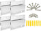 BIGTEDDY - 4" French Cleat Picture Hangers Hardware Kit Mount Aluminum Z Bar Clips for Mirror Photo Shelf and Cabinet
