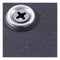 HolsterSmith Finishing Washers - #8 (0.530 Dia.) Metal Countersunk Round Top for Holster Making, Home Improvement,
