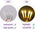 YASENN 100LED 9.9Ft Icicle String Lights, 8 Lighting Modes with Timer, Connectable Fairy Plug-in for Christmas