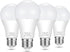 A19 LED Light Bulbs, 100 Watt Equivalent, HengBo 6500K Daylight White, 12W 1200 Lumens, Non-Dimmable, 4 Pack