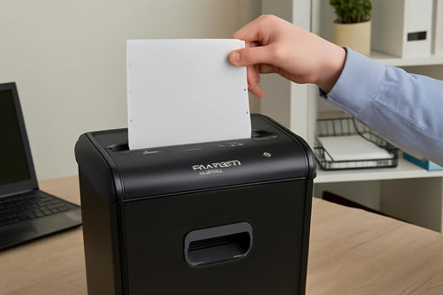 Seusoon 20/25/30 Pack Office-25Pack Shredder Lubricant Sheets Options WaxBased Sharpening & Cleaning Sheets Reduces