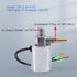 JDMSPEED 12V 24V Train Truck Air Horn Electric Solenoid Valve Heavy Duty 1/4" NPT Chrome Plated Metal Housing 150 PSI