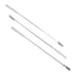 Nickel/SS Lab Spatulas with 0.5" Spoon x 1.25" Flat Ends, Hayman Style; 3 Pack