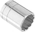 SK Professional Tools 40130 1/2 in. Drive 12-Point Fractional Standard Chrome Socket - 15/16in., Cold Forged Steel