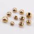 ZORZA 30Pcs Set M3/M4/M5/M6 Elegant Brass Thread Cap Nuts Knob for Lighting Gold Decorative Furniture Lamp Shade Nut