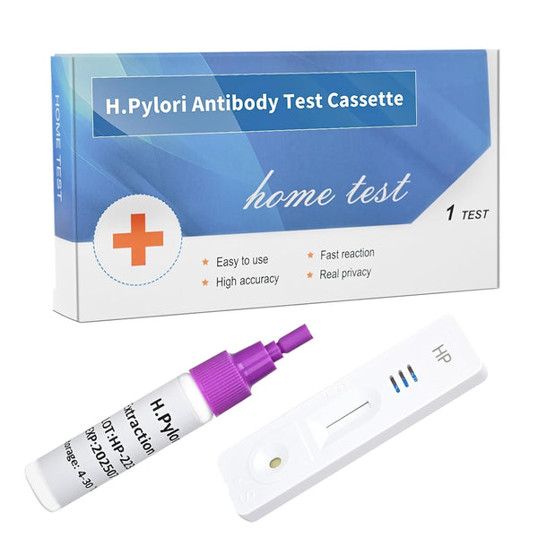 Helicobacter Pylori Stool Test Kits, H. Pylori Antigen Quick Home Testing, Highly Accurate and Easy to Read