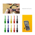 40PCS Multimeter Electrical Testing Single Hook Clip Grabber Test Probe Cable Clip Kit, 5 Colours