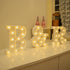 Foaky LED Letter Lights Sign Marquee Light Up Letters Sign for Night Light Wedding/Birthday Party Battery Powered