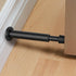 KOLAKO Black Door Stops, 4 Pack Hydraulic Shock Absorbent Door Stoppers for Wall, Matte Black
