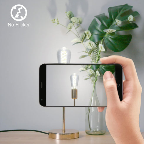 ST58 (ST19) LED Edison Bulbs, 45 Watt Equivalent, Dimmable Antique LED Filament Bulbs, 5000K Daylight White, 6 Pack