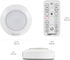40 Closets, 2-Pack, Amazon Basics LED Puck Lights, Color Changing, Battery Operated, IR Remote, Lumens, Under Cabinet