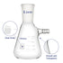 100 ml Filtering Flask with 24/40 Standard Taper Joint, High Borosilicate Glass Filter Flask, Bolt Neck with Tubulation
