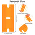 Aleric 200Pieces Plastic Razor Blades, Double Edged Plastic Blade for Scraper, Safety Razor Blades for Removing Labels