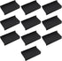 4x10 Inch Slatwall Shelves Set of 10, Metal Accessories for Slat Wall, Black Flat Display Shelves for Storage