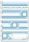 BookFactory Universal Note Taking System, 120 Pages, 6" x 9" Wire-O NoteTaking Notebook