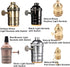 EFINEHOME 2 Pack E26/ E27 Lamp or Fixture Replacement, Solid Brass Industrial Light Socket Vintage Edison Pendant Lamp