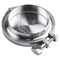 Jurtmy 4 Inch Sanitary Tri-Clamp End Cap Set with Weld Ferrule and PTFE