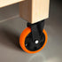 5-inch Swivel Cart Replacement Wheels, Sturdy Flat-Base Casters for Furniture and Industrial Cabinets, Smooth Rolling