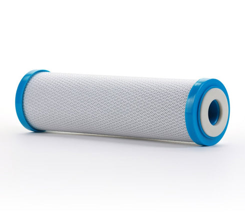 Hydronix SMCB-2510 NSF Coconut Activated Carbon Block Water Filter, 2.5" x 10", 0.5 Micron