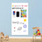 Magnetic Whiteboard Contact Paper 39" x 18”, YOUNGJQ Adhesive Dry Erase Sticker for Wall, Easy to Write and Clean