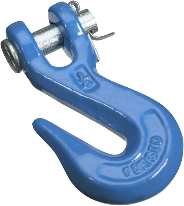 National Hardware N177-212 Clevis Grab Hook, 1/4 Inch, Blue, 3240BC