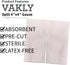 4 4 (150 Pack) 6-Ply Vakly Sterile Split Gauze x in Drain Sponges with Precut Slit, Absorbent Non-Woven Dressing
