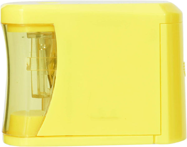Electric Pencil Sharpener, Kids Friendly Battery Operated Heavy Duty Classroom Sharpener - Yellow