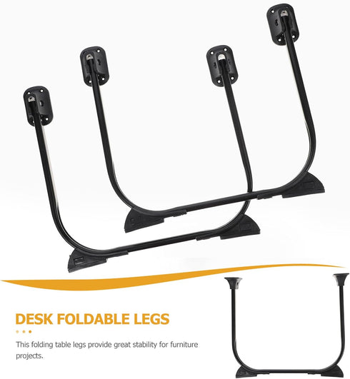 2pcs Counter Toddmomy Foldable Metal Hairpin Legs Heavy Duty Furniture Table Legs for Tv Stand Sofa Cabinet Bedside