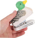 MAGICLULU Mini Desktop Stapler, Funny Stationery Carved Wooden Stapler, Decorative Stapler for Office