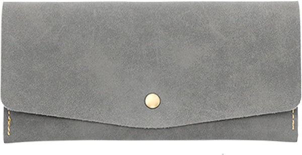 NatSumeBasics Cash Envelope Wallet, Grey Budget Money Dollar Bill Receipt Coupon Holder for Women and Men