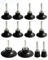 ISESLVNA 12pcs Quick Change Disc Pad Holder 1/2/3 inch, Roll Lock Disc Holder