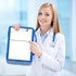 8.5x11 Meiikun Clipboard with Storage, Plastic Clipboards with Pen Holder, High Capacity Nursing Clipboard Folder, Side