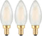 Frosted E12 LED Candle Light Bulbs, 2W Dimmable, 25W Equivalent, 2700K Soft Warm, 3 Count