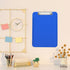 Piasoenc 6 Pack Plastic Clipboards - Translucent Purple Clipboard with Ruler, Office & School Supplies, 12.5 x 9 Inches