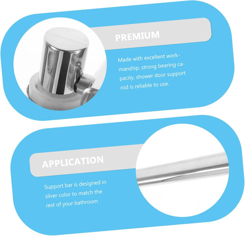Stainless Steel Shower Glass Support Brackets