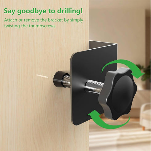 Pefecon Anti-Theft Blink Doorbell Mount, Drill-Free Door Mount for All-New Blink Video Doorbell, Non-Blocking Motion