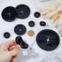 24Pcs 4 SUPERFINDINGS Sizes Black Trash Bag Cilp Garbage Bag Fasten Lock Prevents Liners from Falling into Trashcan