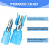 EEEkit 100pcs Heat Shrink Bullet Connectors, Female & Male Bullet Butt Crimp Terminals Assortment Kit for Automotive