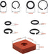 (5+5 Sets) 3/8" & 1/2" Impact Wrench Retainer Rings with O-ring, Including Anvil Install Tool